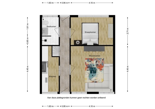 Floorplan - Lange Heerenstraat 61, 4507 KR Schoondijke